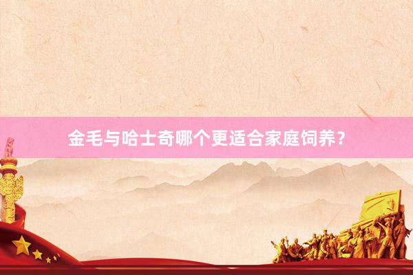 金毛与哈士奇哪个更适合家庭饲养？